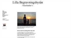 Desktop Screenshot of lillabegrav.se